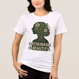 Camiseta Chic Eco Tee - Sustentável É Belo Amor Com Plantas