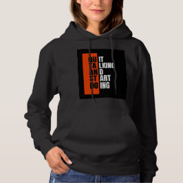 Camiseta Chic Hoodie, mensagem forte