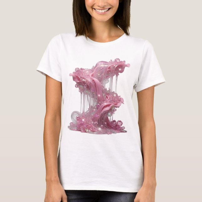 Camiseta Chic Pink com declaração PINK SLIME COM D (Frente)