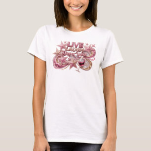 Camiseta Chic Rosa VIVA RIJA BEBE VINHO Arte Vestível