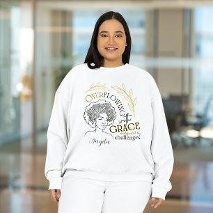 Camiseta Chic transbordando com Grace Blooming Floral Hair