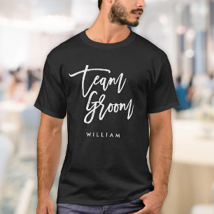 Camiseta Chic Trendy Brush White Script Group
