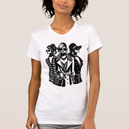 Camiseta Chic Trio: Elegância do Eterno na Moda