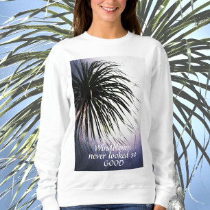 Camiseta Chic Tropical de Palmeira de Windblown