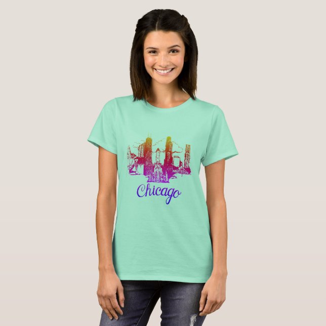 Camiseta Chicago (Frente Completa)