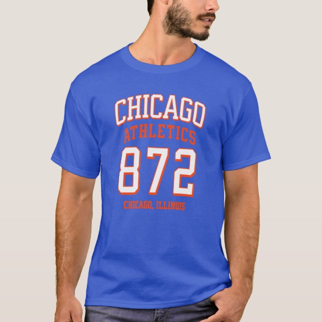 Camiseta Chicago Athletics 872 Chicago3 (Frente)