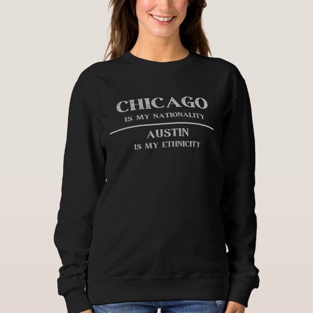 Camiseta Chicago Austin Ethnicity Nationality (Frente)