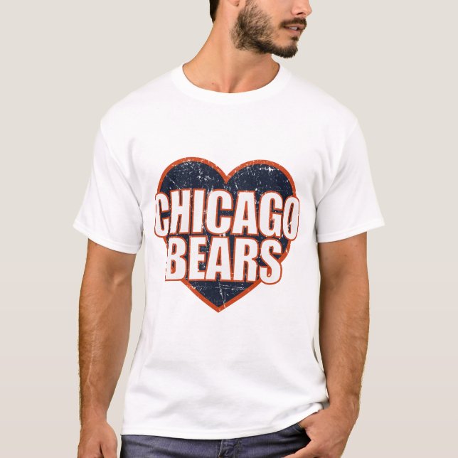 Camiseta Chicago Bears Heart (Frente)