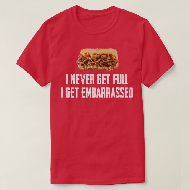 Camiseta Chicago Beef Come Stomach X Large Portion Dogg (Frente do Design)