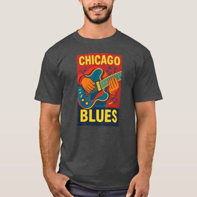 Camiseta Chicago Blues (Frente)
