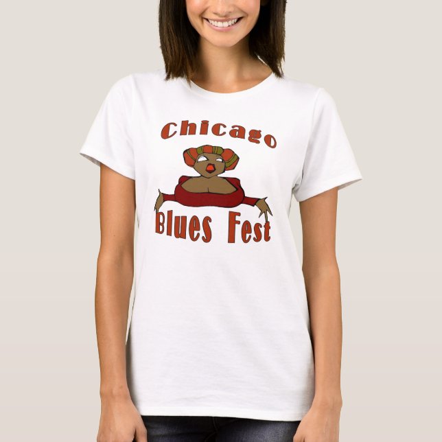 Camiseta Chicago Blues Fest (Frente)