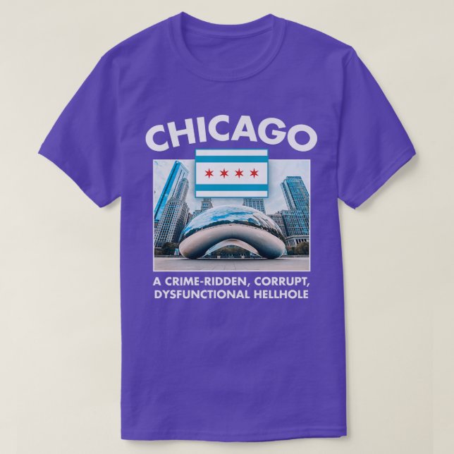 Camiseta Chicago City Turismo Bean Lakeshore Pizza Hot Dog (Frente do Design)