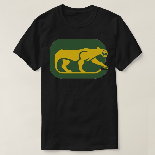 Camiseta Chicago Cougars Junior Hockey Sticker (Frente do Design)