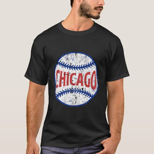 Camiseta Chicago Cubsss Vintage (Frente)
