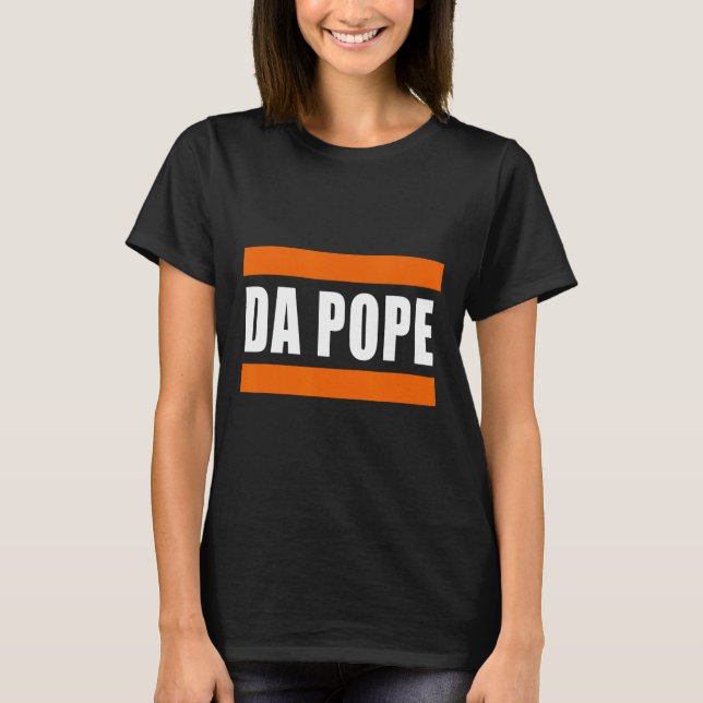 Camiseta Chicago Da Pope Engraçado Humor (Frente)