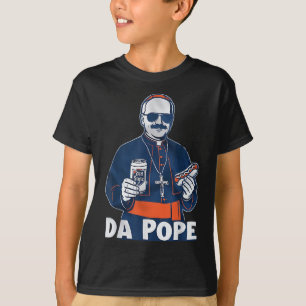 Camiseta Chicago Da Pope Engraçado Humor Católico