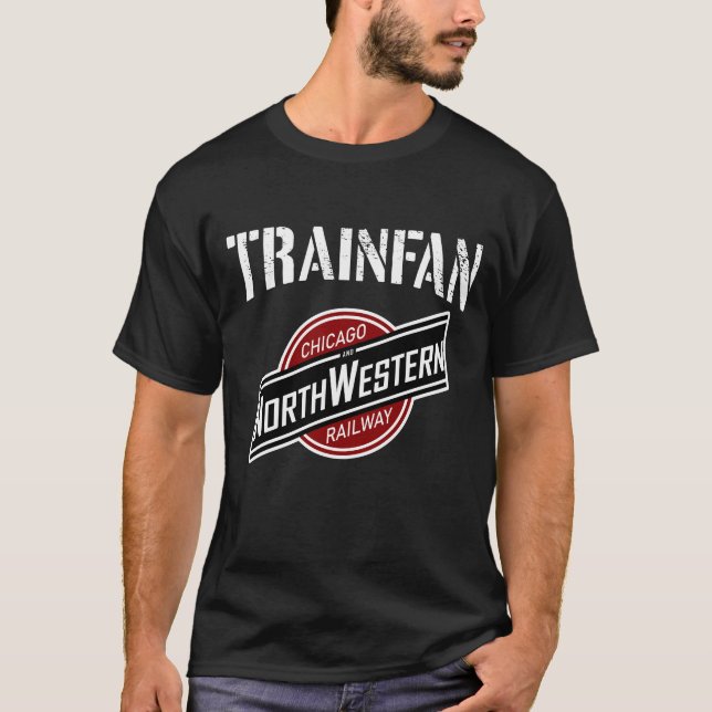 Camiseta Chicago e North Western (Frente)