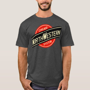 Camiseta Chicago e North Western Rail TShirt