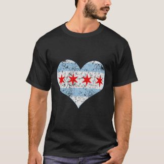 Camiseta Chicago Flag Ele Desvaneceu