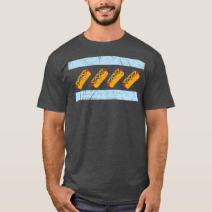 Camiseta Chicago Flag Hotdog Funny Chicago Style Hot Dog