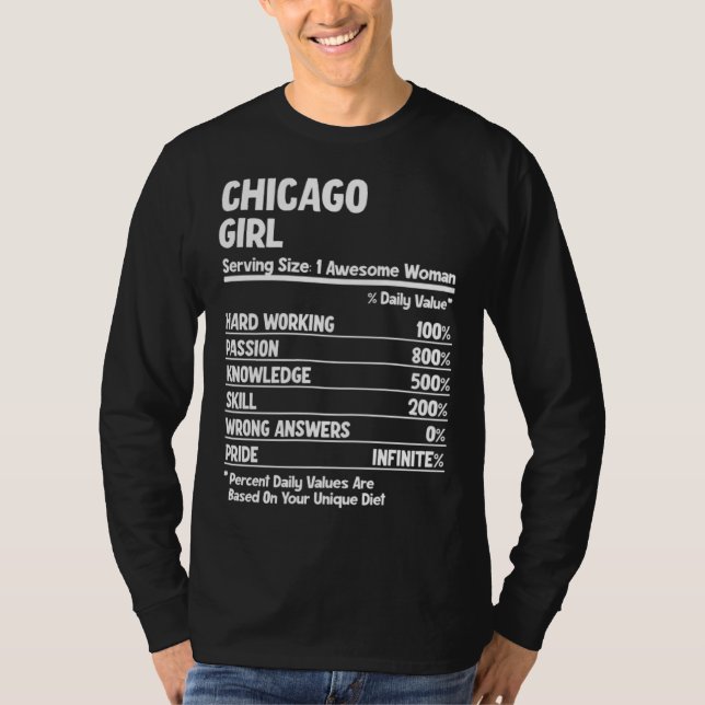Camiseta Chicago Girl (Frente)
