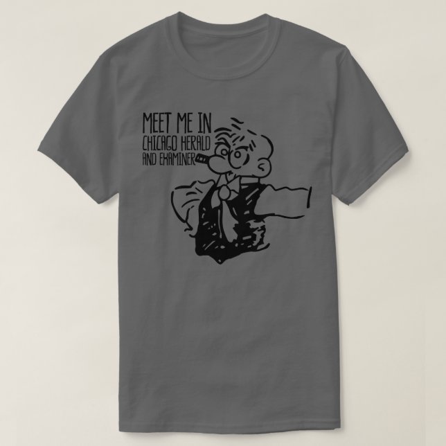 Camiseta Chicago Herald e examinador (Frente do Design)