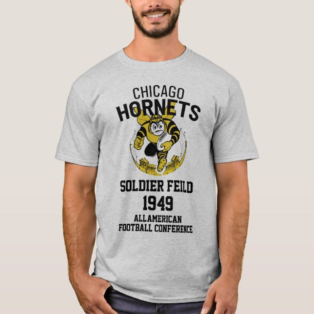 Camiseta Chicago Hornets All-American Futebol AFC 1949 (Frente)