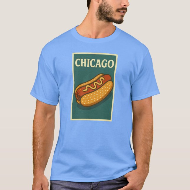 Camiseta Chicago Hot Dog (Frente)