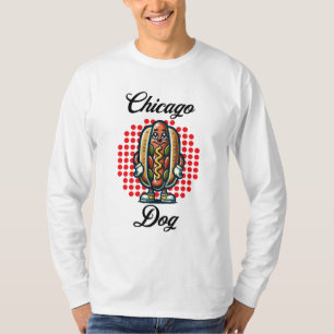 Camiseta Chicago Hot dog Retro Pop Art