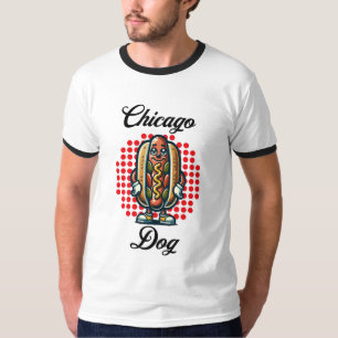 Camiseta Chicago Hot dog Retro Pop Art
