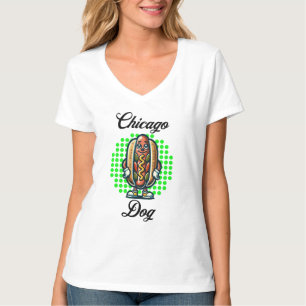 Camiseta Chicago Hot dog Retro Pop Art