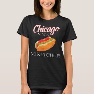 Camiseta Chicago Hot Dog Summer Style 4 De Julho No Ketchu