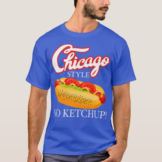 Camiseta Chicago Hot Dog Summer Style 4 De Julho Sem Presen (Frente)