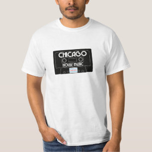 Camiseta Chicago House Music Cassette (Preto)