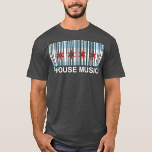 Camiseta Chicago House Music - Código de barras EDM DJ Ill