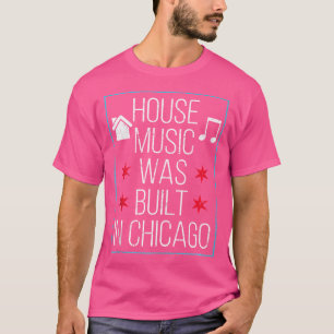 Camiseta Chicago House Music - Disco Dj Com Na moda Distânc