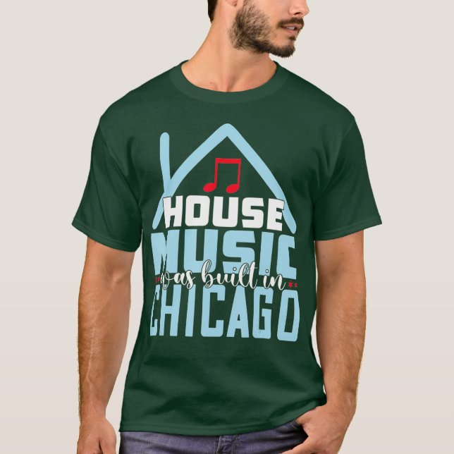 Camiseta Chicago House Music Vintage EDM Disco (Frente)