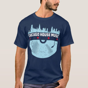 Camiseta Chicago House Music - Vinyl DJ Vintage