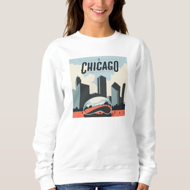 Camiseta Chicago, Illinois | Parque do Milênio (Frente)