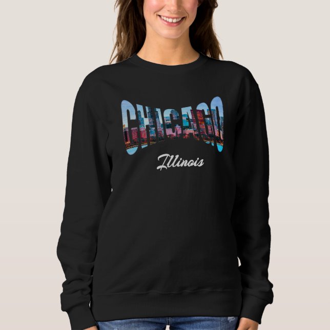 Camiseta Chicago Illinois Souvenirs (Frente)