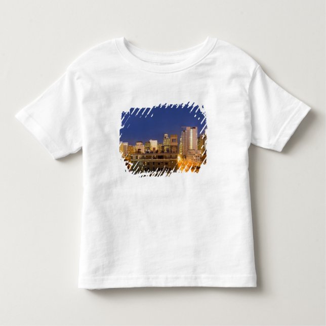 Camiseta Chicago, Illinois, tiro no horizonte de West Loop (Frente)