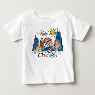 Camiseta Chicago Kids Skyline