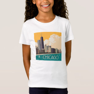 Camiseta Chicago   Linha Skyline Moderna