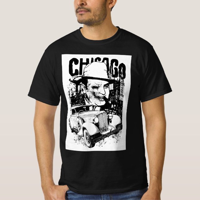 Camiseta Chicago Mafia Vintage (Frente)