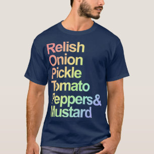 Camiseta Chicago Meat Lovers Ingredientes para cães de quar