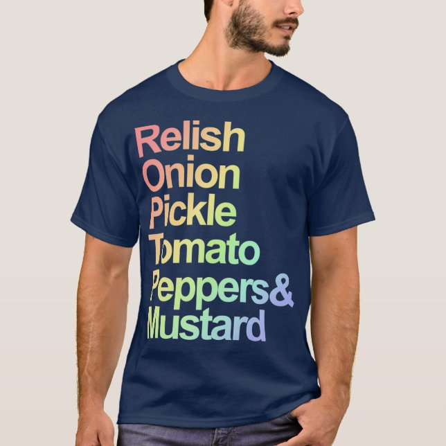 Camiseta Chicago Meat Lovers Ingredientes para cães de quar (Frente)