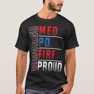 Camiseta Chicago Med Chicago PD Chicago Fire Chicago Orud3