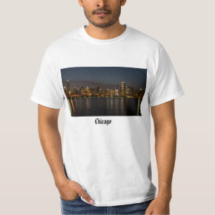 Camiseta Chicago Night Cityscape