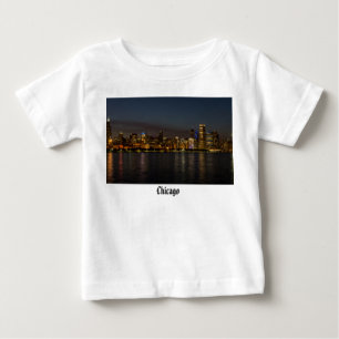 Camiseta Chicago Night Cityscape
