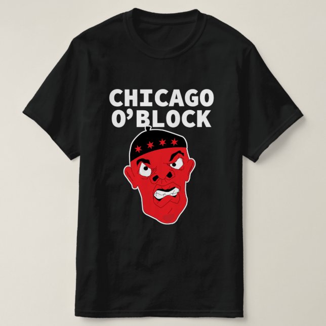 Camiseta Chicago O'Block Hiphop (Frente do Design)